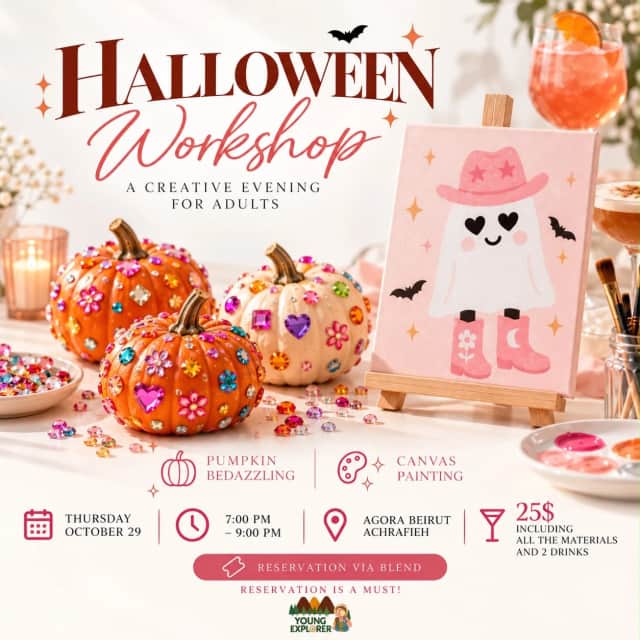 Halloween workshop, Agora Beirut, Bayrut