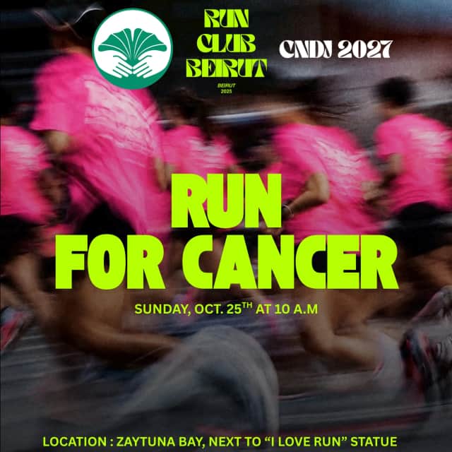 RUN FOR CANCER, Zaitunay Bay, Beirut