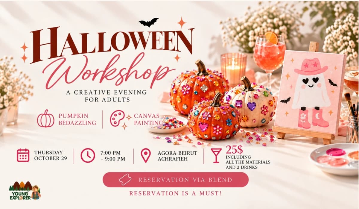Halloween workshop, Agora Beirut, Bayrut