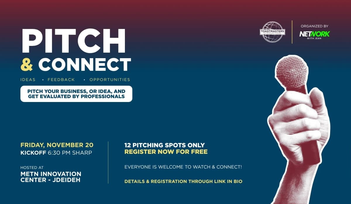 Pitch & Connect, Metn Innovation Campus, Theatre de la Sagesse Building Ground Floor and Third Floor