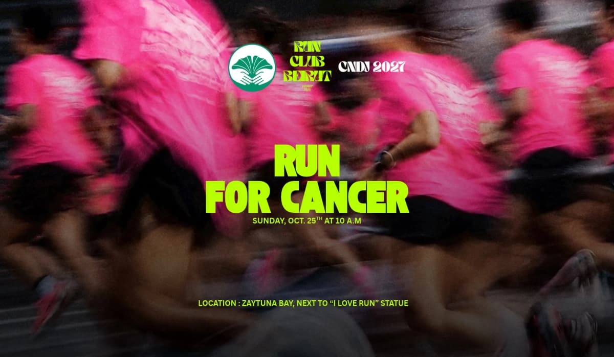 RUN FOR CANCER, Zaitunay Bay, Beirut