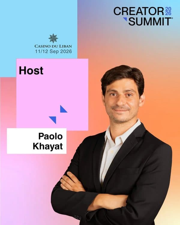 Paolo Khayat, Founder and Host of Creator Summit 2026, 2nd Edition