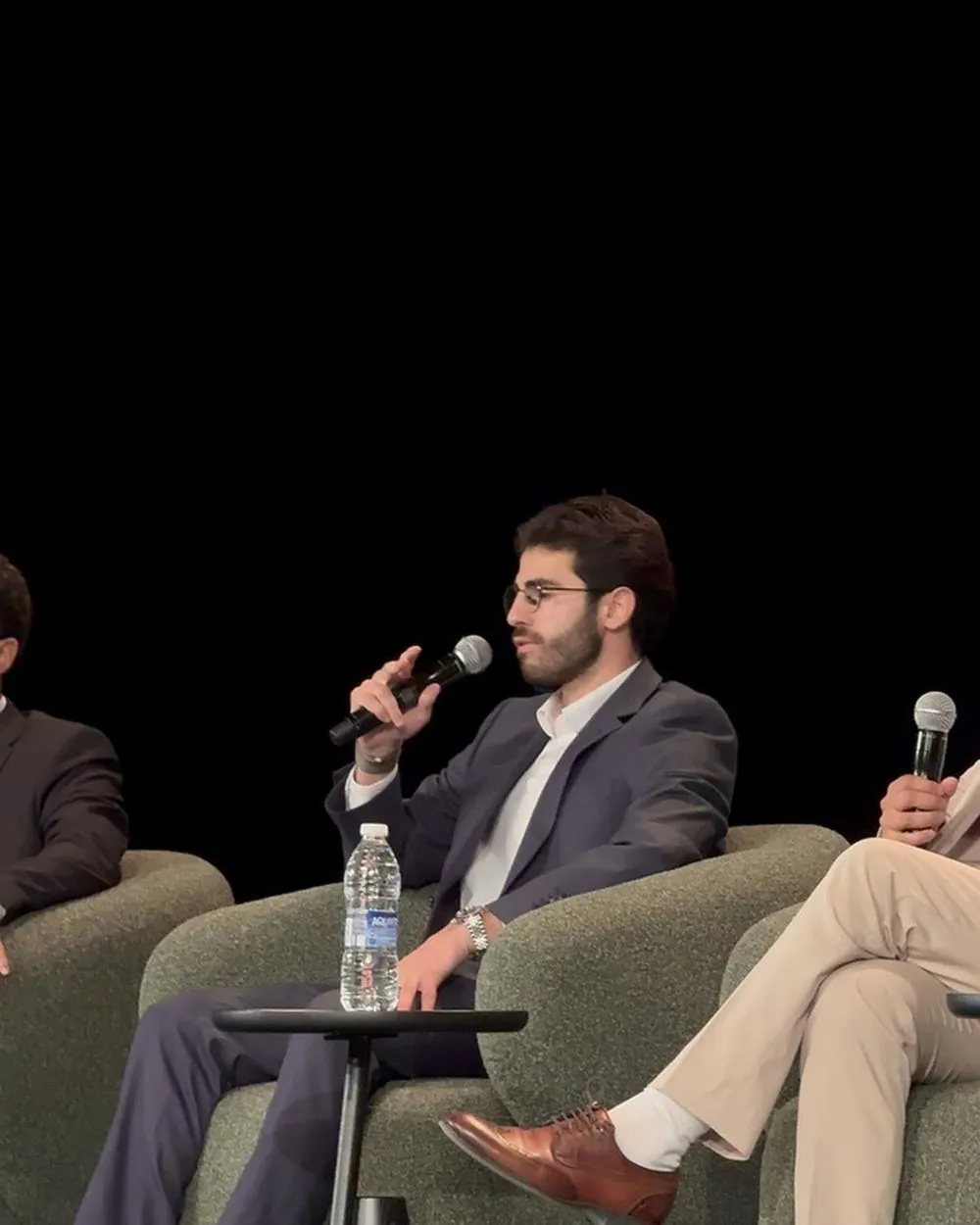Taking a question from the floor.