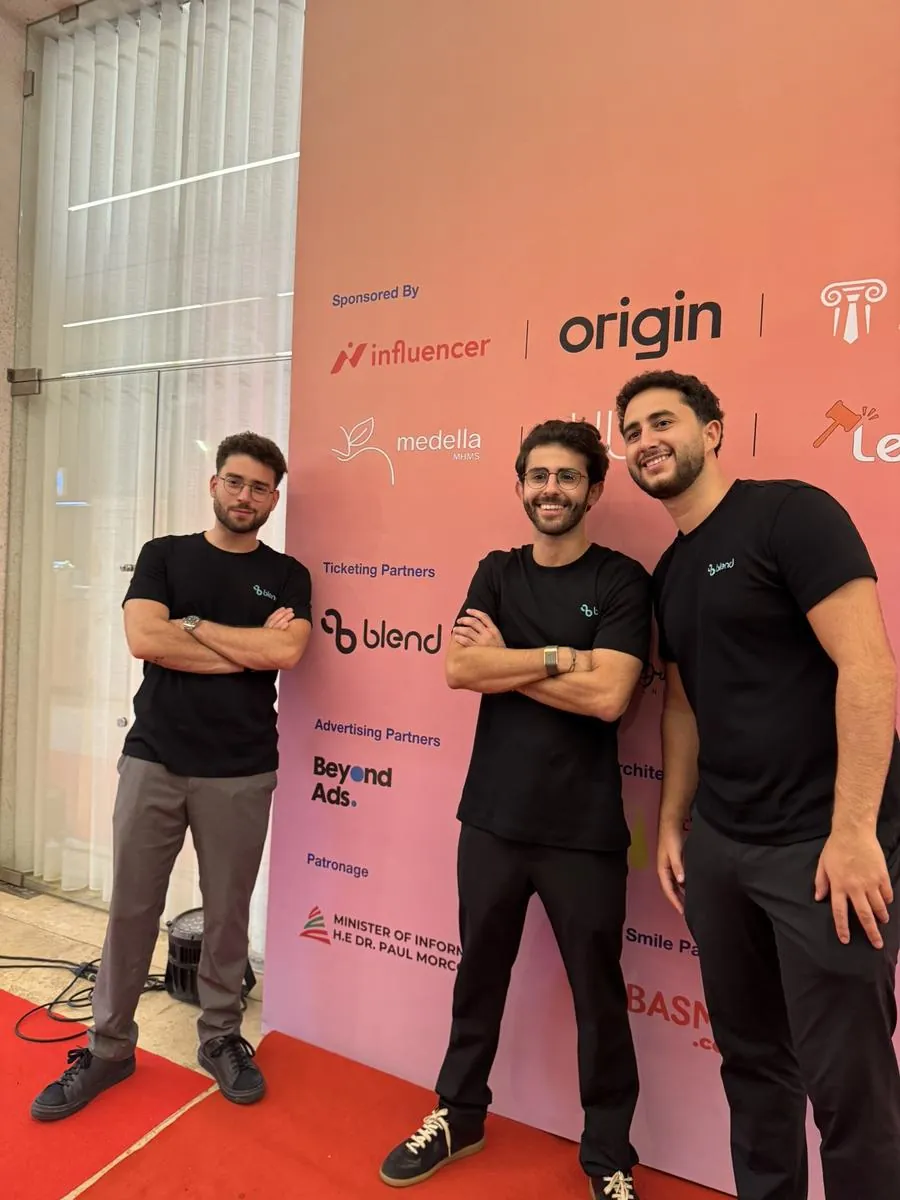 At the sponsor wall, Creator Summit 2026.
